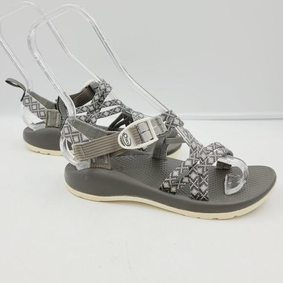 Chaco Diamond Gray Walking Sandals, YOUTH Size 4 EUC - Picture 5 of 7